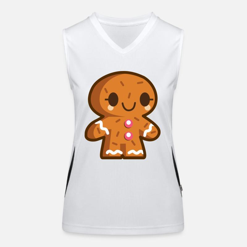 gingerbread Women's Functional Contrast Tank Top