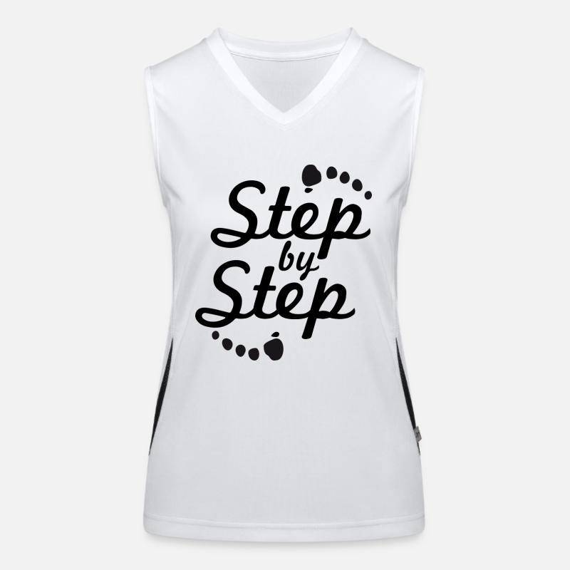 step by step 2 Débardeur respirant contrasté Femme