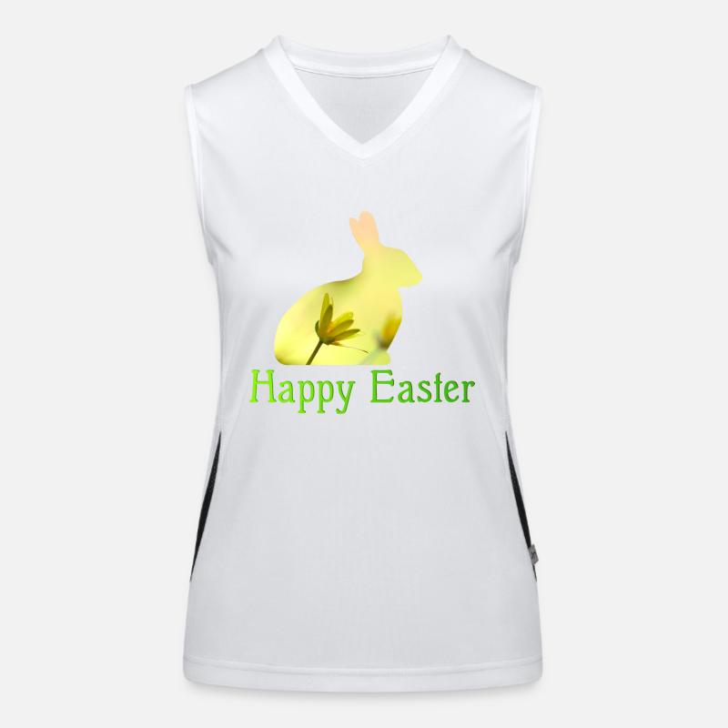 Joyeuses Pâques Débardeur respirant contrasté Femme
