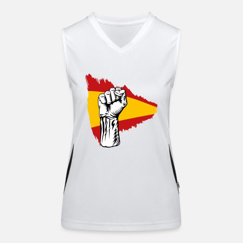 espana 1 Funktionelles Kontrast-Tank Top für Frauen