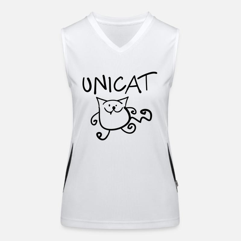 Unicat (a) Débardeur respirant contrasté Femme