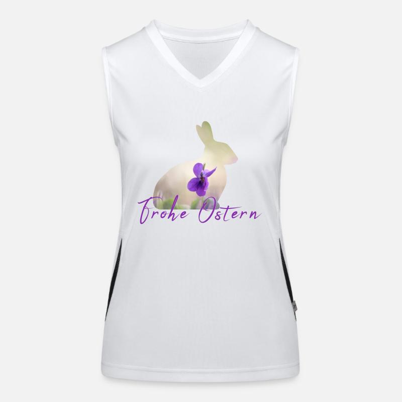 Easter Happy Easter Women's Functional Contrast Tank Top