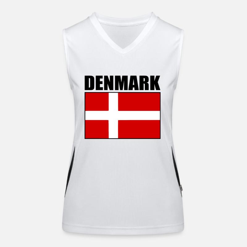 Dänemark Funktionelles Kontrast-Tank Top für Frauen