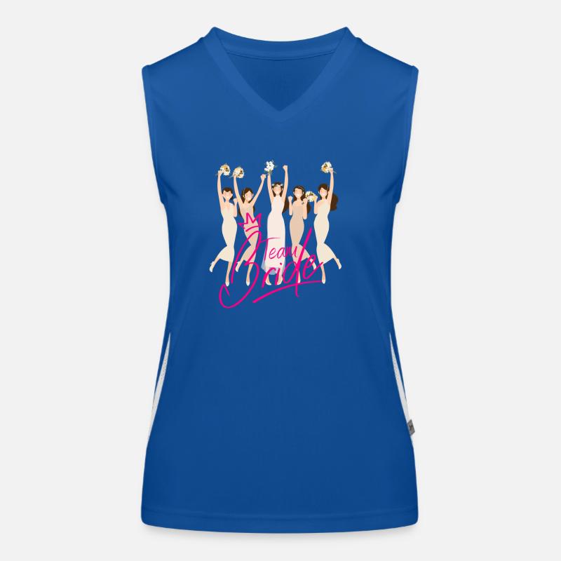 Team bride Women's Functional Contrast Tank Top