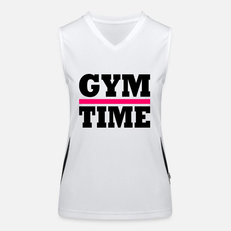 Gym time Débardeur respirant contrasté Femme