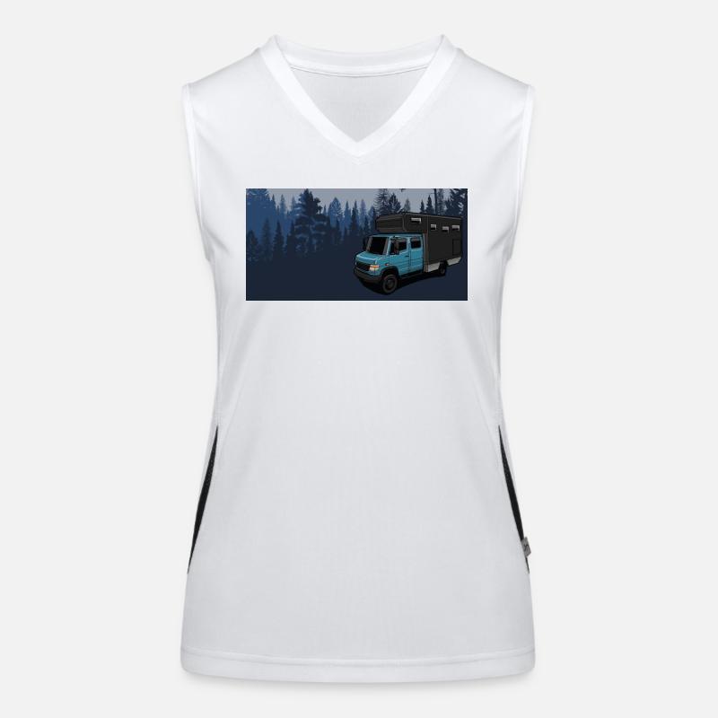 Superstructure de cabine // Extérieur Débardeur respirant contrasté Femme