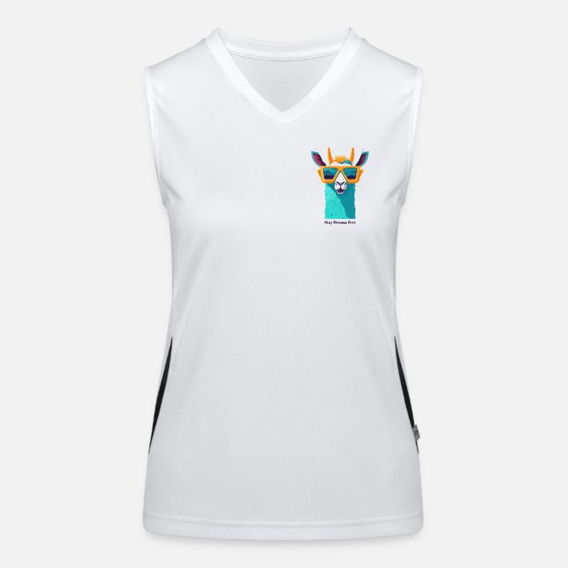 Retro Lama Revolt Women's Functional Contrast Tank Top