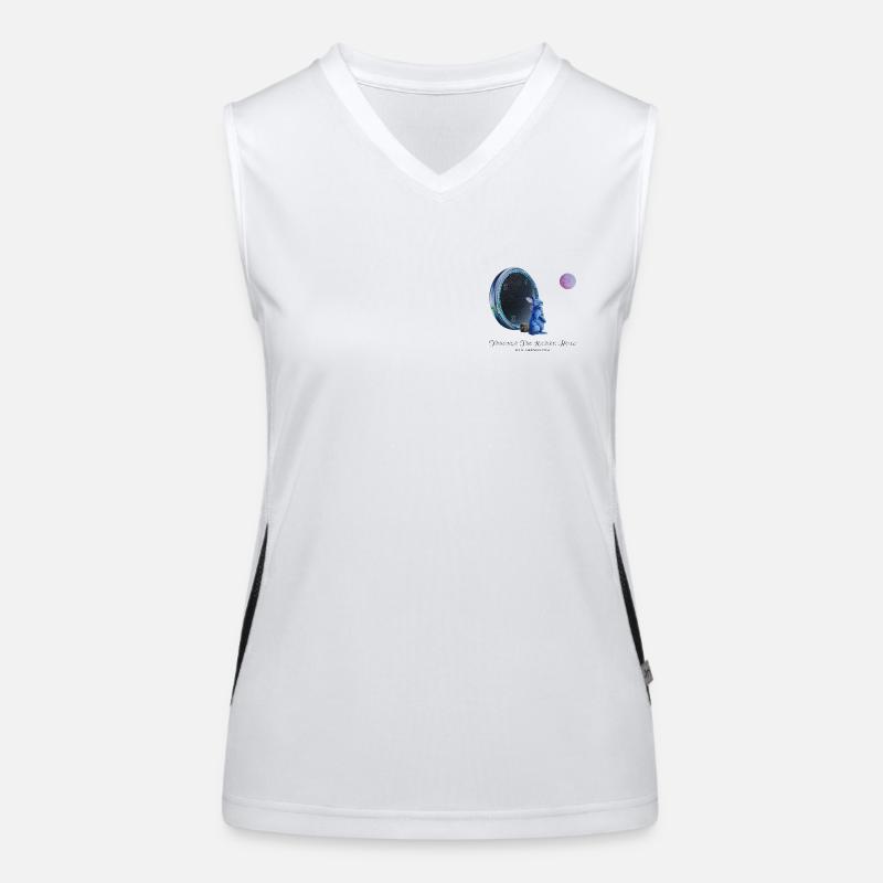 Through the Burrow - Surreal Journey Women's Functional Contrast Tank Top