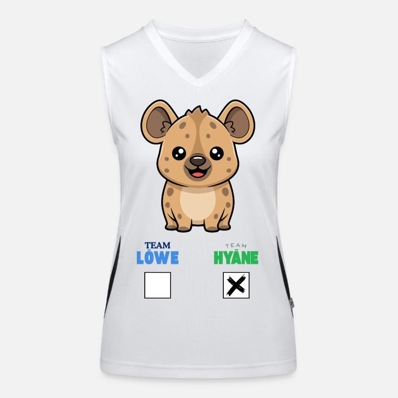 TEAM HYÄNE Funktionelles Kontrast-Tank Top für Frauen