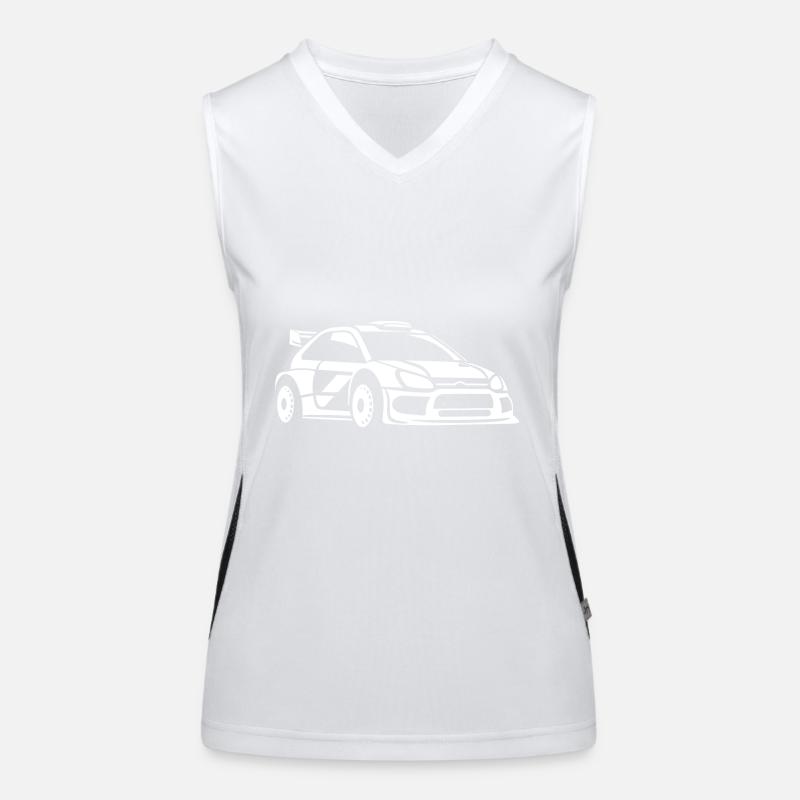 Rally Vehicle Women's Functional Contrast Tank Top