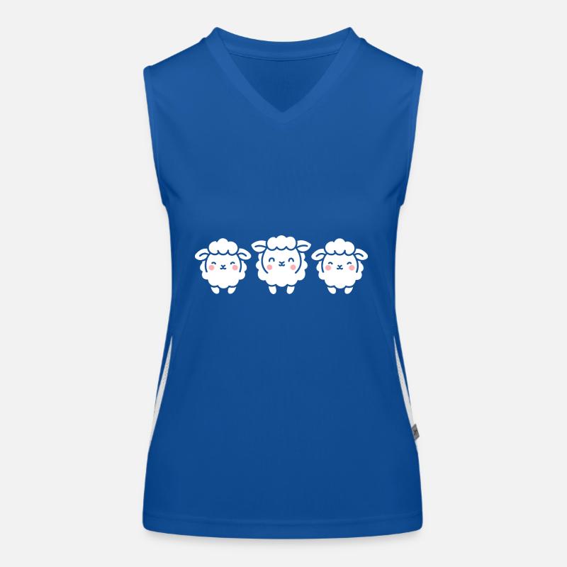 Sheep Women's Functional Contrast Tank Top