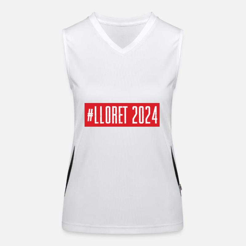 Lloret De Mar 2024 Équipe Débardeur respirant contrasté Femme