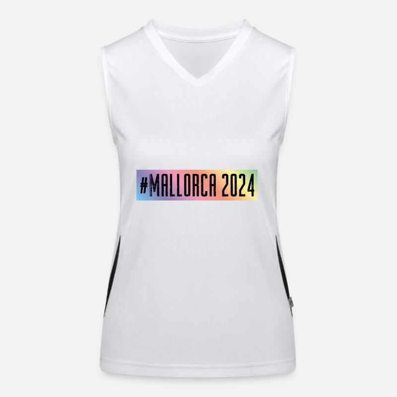 Majorque 2024 Coloré Débardeur respirant contrasté Femme