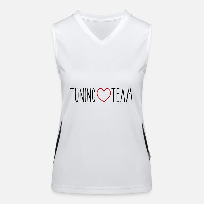 Tuning Team Heart Débardeur respirant contrasté Femme