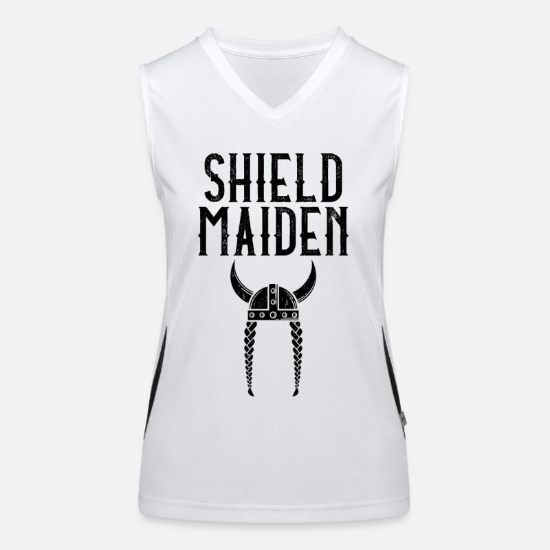 Schild-Jungfrau Funktionelles Kontrast-Tank Top für Frauen