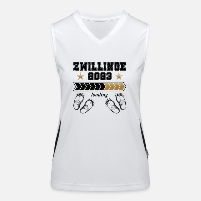 Zwillinge 2023 Loading Funktionelles Kontrast-Tank Top für Frauen