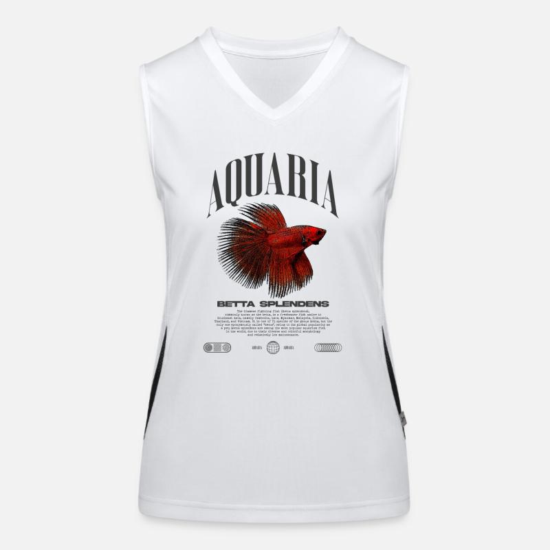 Betta Fish Keeper Modern Streetwear Women's Functional Contrast Tank Top