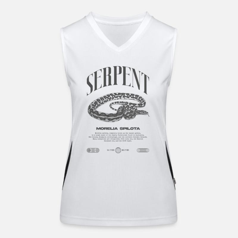 Teppich Python Moderne Reptile Keeper Streetwear Funktionelles Kontrast-Tank Top für Frauen