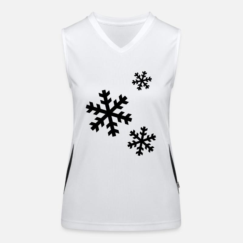 schnee / snow Funktionelles Kontrast-Tank Top für Frauen