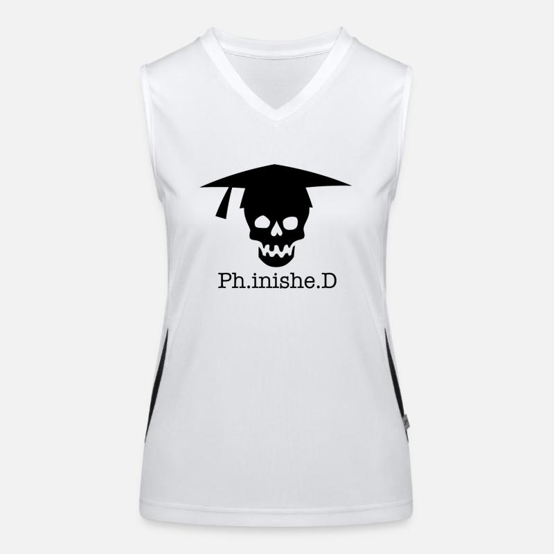 Ph.D. Funktionelles Kontrast-Tank Top für Frauen