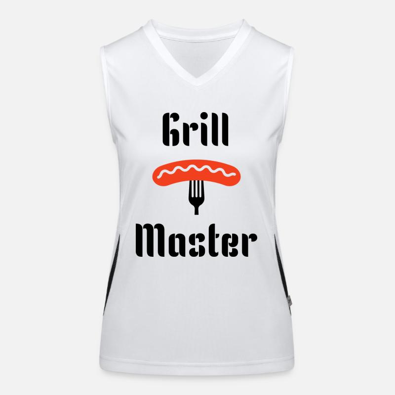 grill master2 Funktionelles Kontrast-Tank Top für Frauen