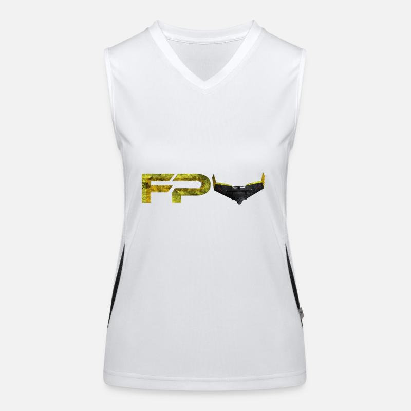 FPV flying wing Women's Functional Contrast Tank Top