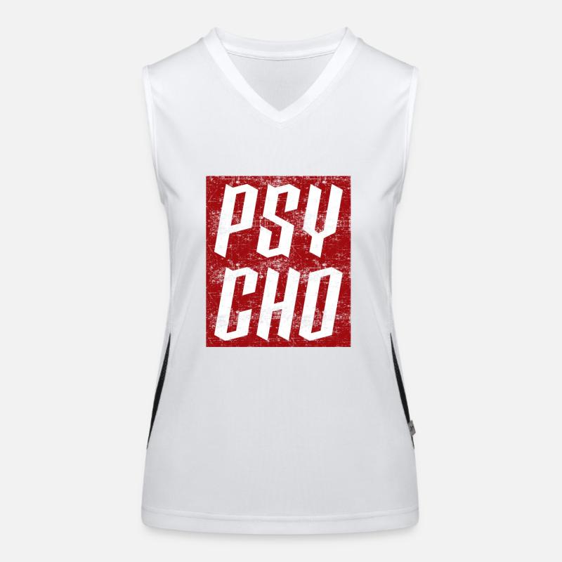 Conception psycho Débardeur respirant contrasté Femme