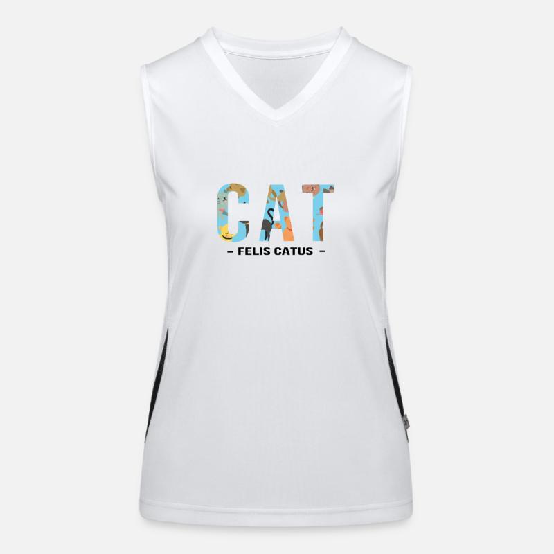 FELIS CATUS - adage du chat Débardeur respirant contrasté Femme