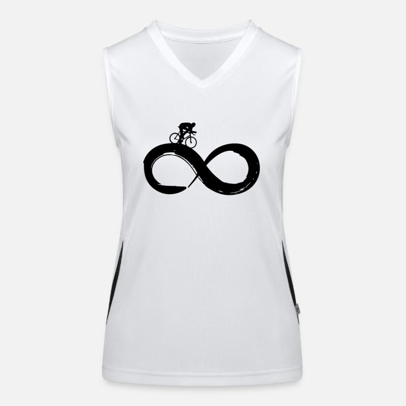 Vélo de route Infinity Débardeur respirant contrasté Femme