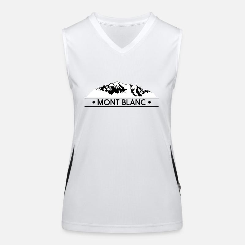 mont blanc Funktionelles Kontrast-Tank Top für Frauen
