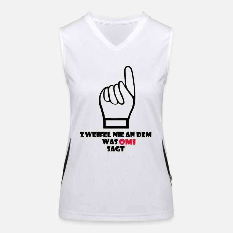 Never doubt what Omi says Women's Functional Contrast Tank Top