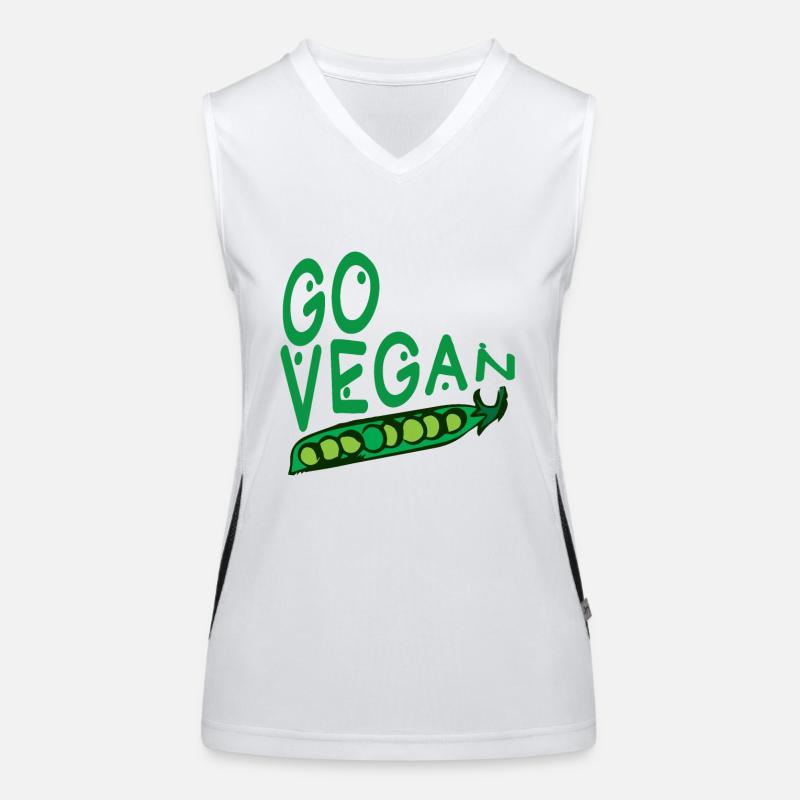 Aller végétalien Débardeur respirant contrasté Femme