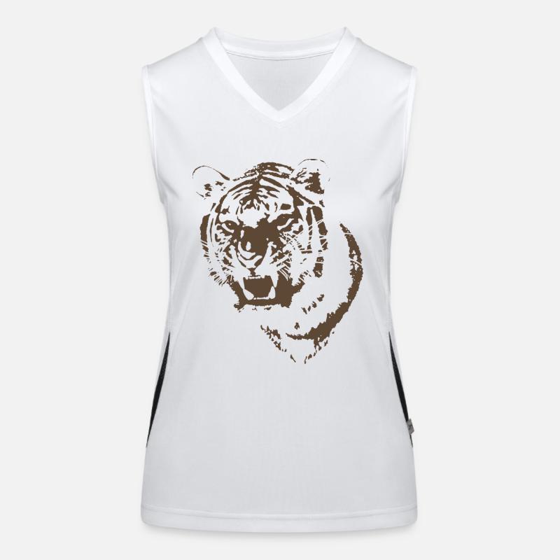 tiger Women's Functional Contrast Tank Top