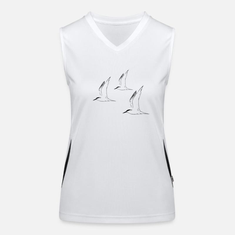 Möven Funktionelles Kontrast-Tank Top für Frauen