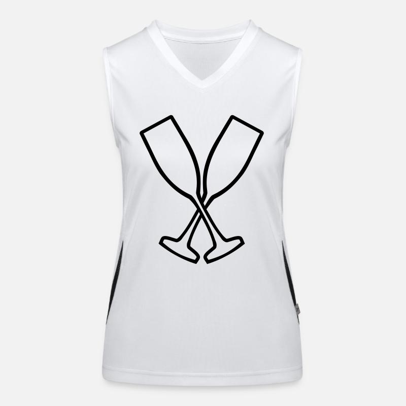 Coupes à Débardeur respirant contrasté Femme