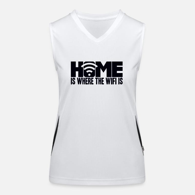 Computerfreak Nerd Funktionelles Kontrast-Tank Top für Frauen