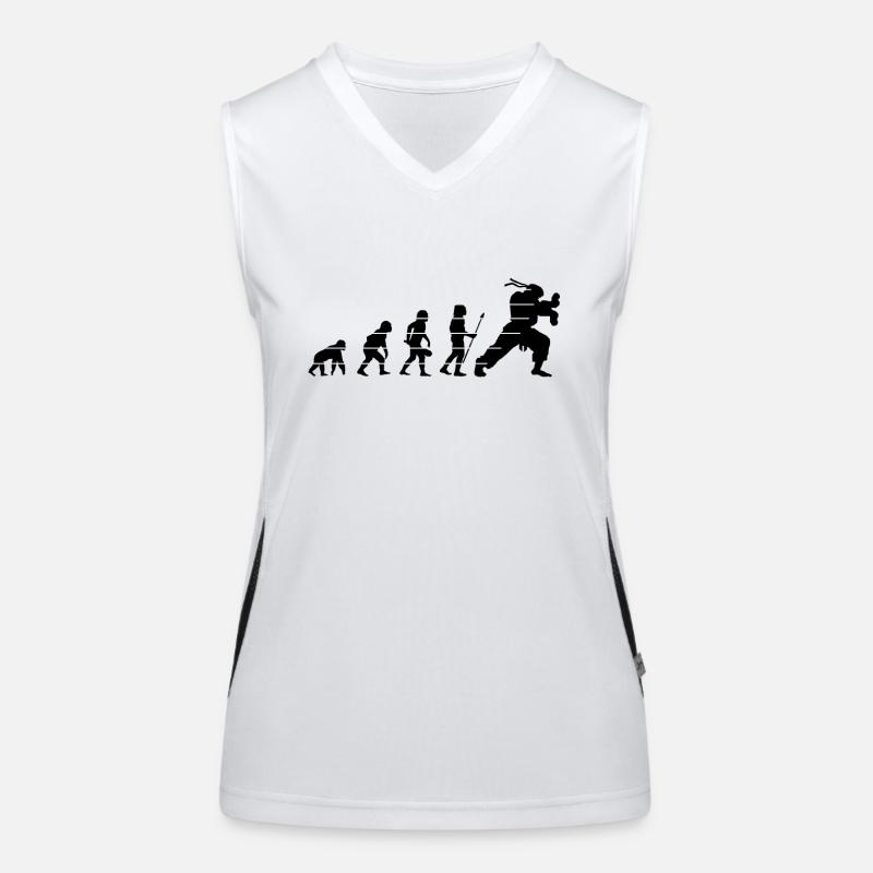 human evolution or hadouk Women's Functional Contrast Tank Top