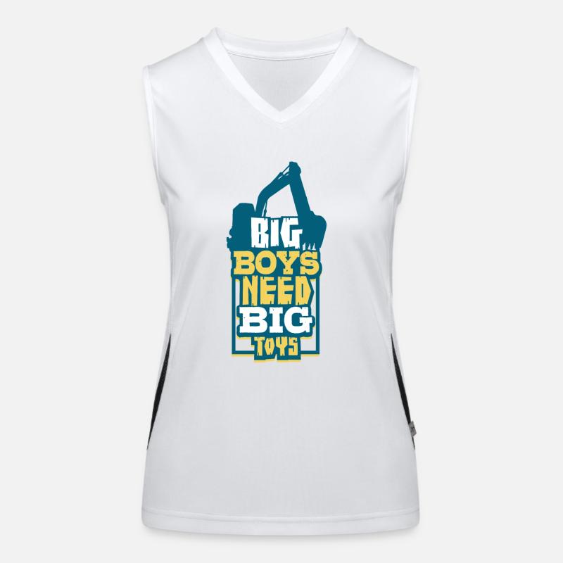 Bagger Funktionelles Kontrast-Tank Top für Frauen