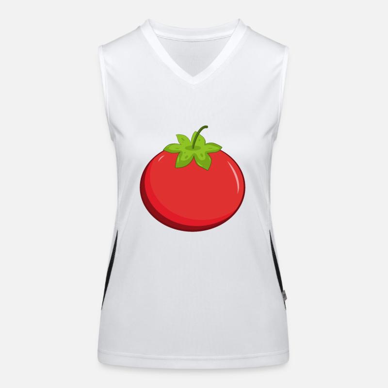 tomate Débardeur respirant contrasté Femme