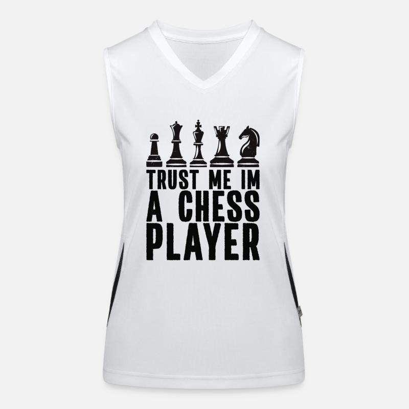 Schach Funktionelles Kontrast-Tank Top für Frauen
