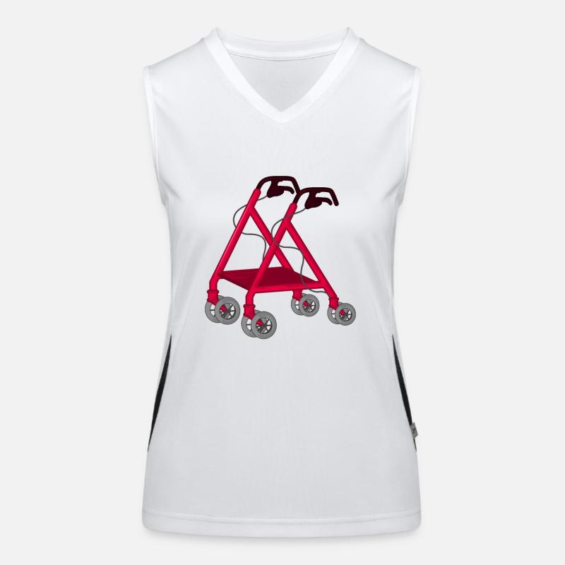 Rollator Walking Aid Women's Functional Contrast Tank Top