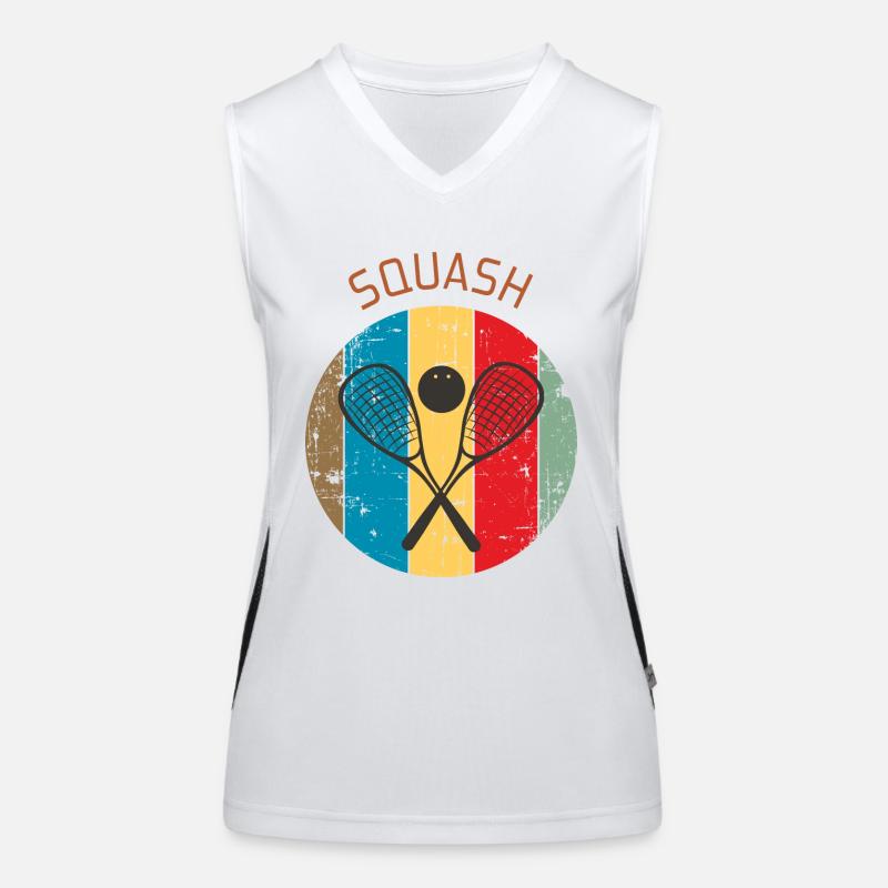 Squash Débardeur respirant contrasté Femme