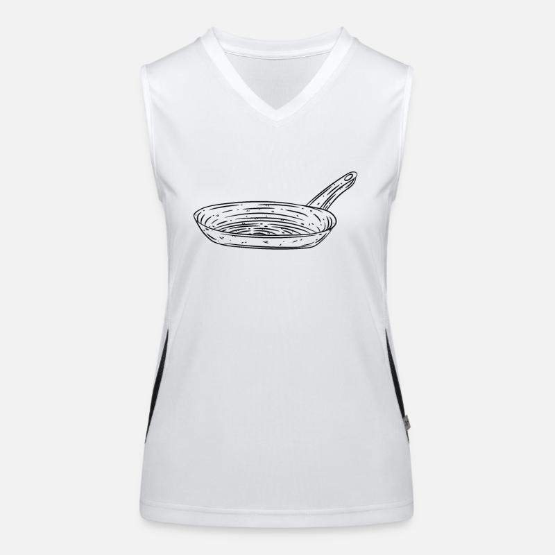 Cuisson de la poêle Débardeur respirant contrasté Femme