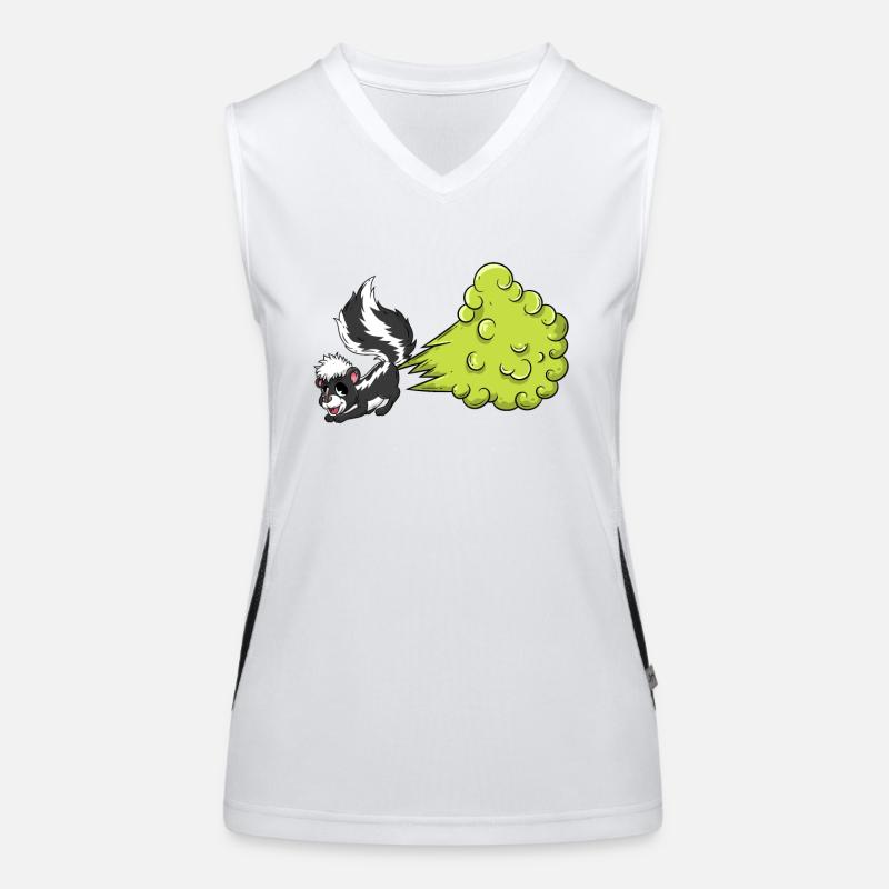 Skunk Pups Women's Functional Contrast Tank Top