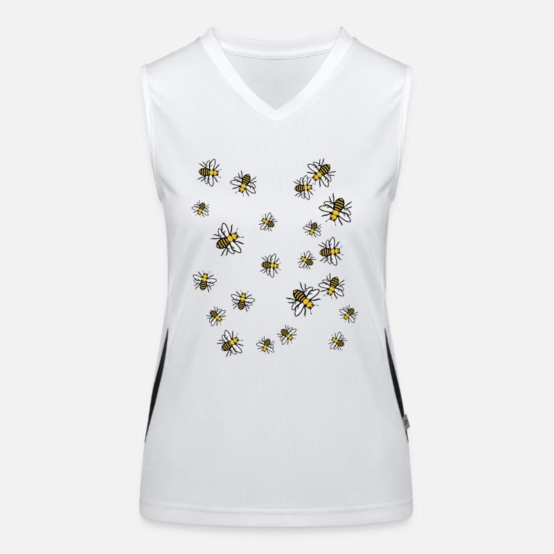 Imker Bienen Bienenzüchter Funktionelles Kontrast-Tank Top für Frauen