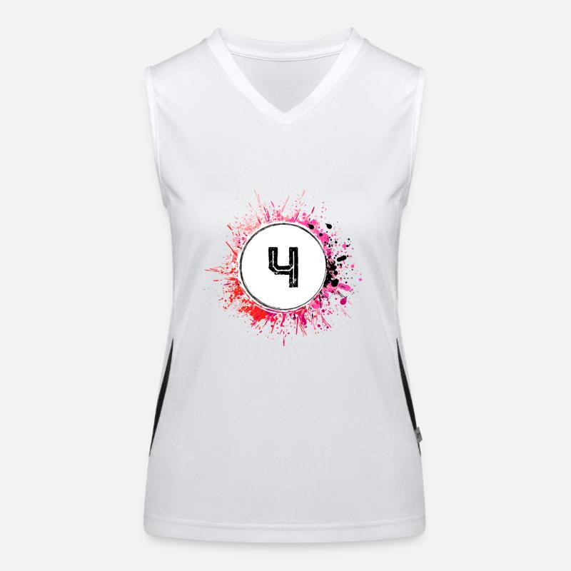 4 Nombre d’objets blob Débardeur respirant contrasté Femme