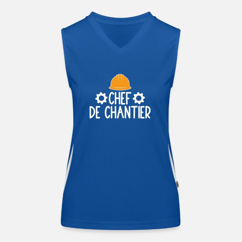 Chef De Chantier Débardeur respirant contrasté Femme