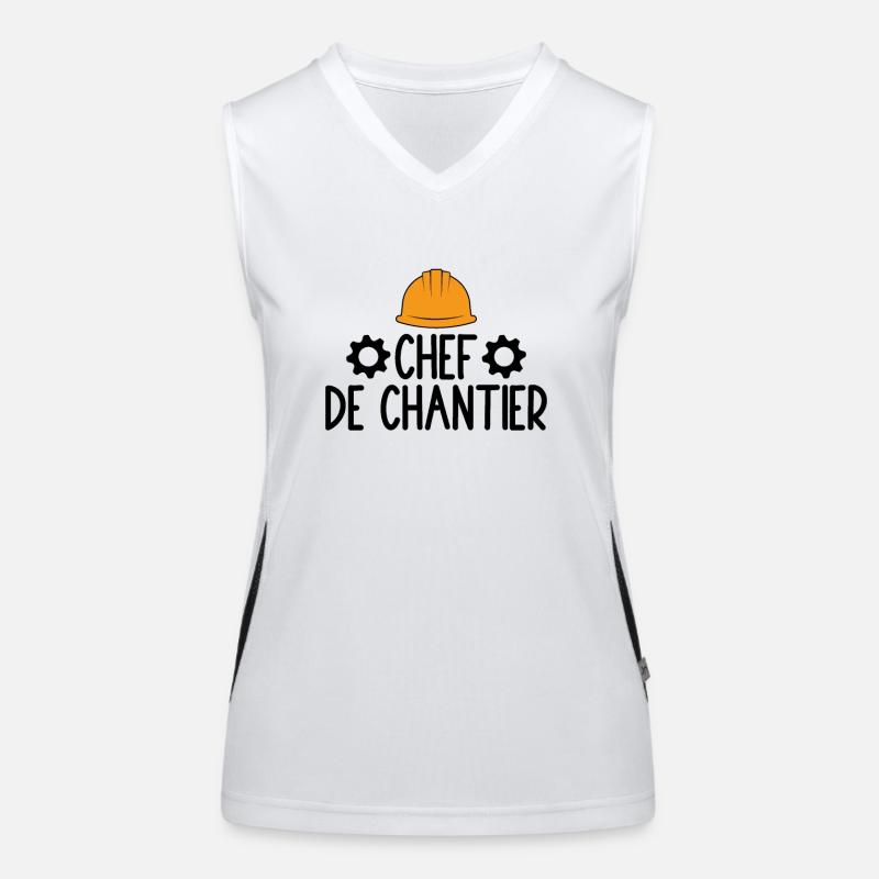 Chef De Chantier Débardeur respirant contrasté Femme