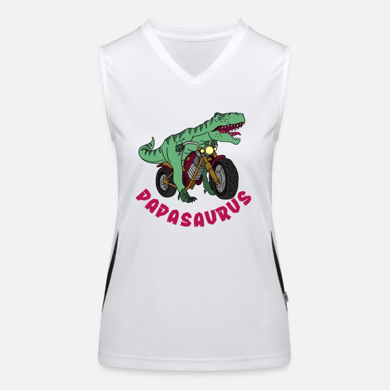 Papasaurus Women's Functional Contrast Tank Top