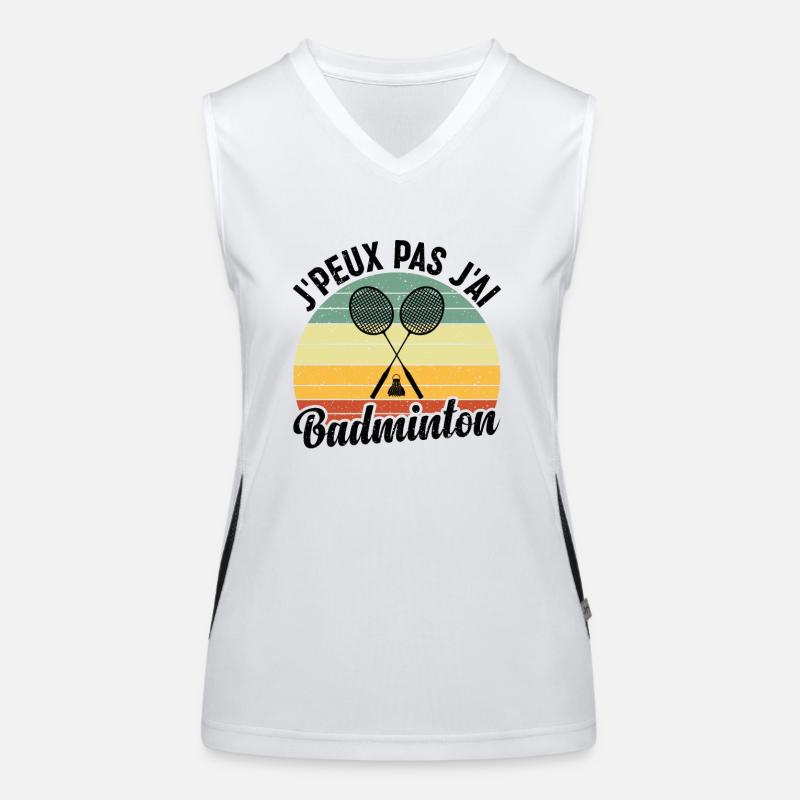 Je Peux Pas J'ai Badminton Débardeur respirant contrasté Femme